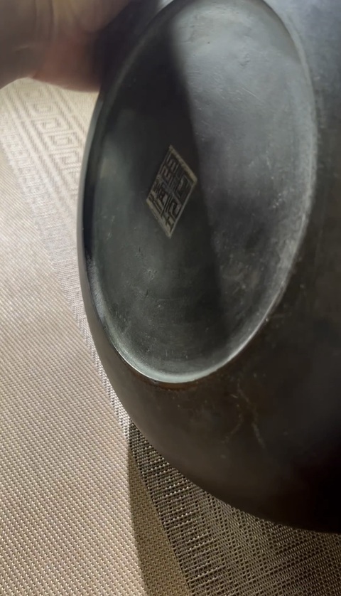 古玩銅器清代砵式爐真品鑒賞圖