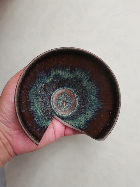 古玩陶瓷吉州窯窯變釉茶盞拍賣,當前價格0元