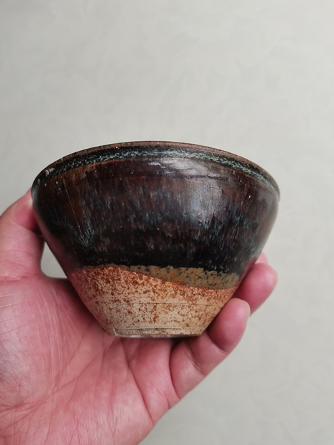 古玩陶瓷吉州窯窯變釉茶盞拍賣,當前價格0元