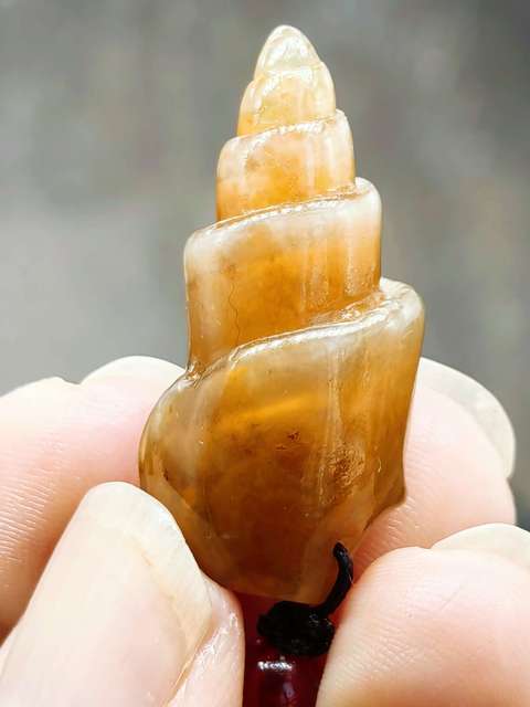 古玩雜項遠古.玉化塔螺 化 石拍賣,當前價格0元
