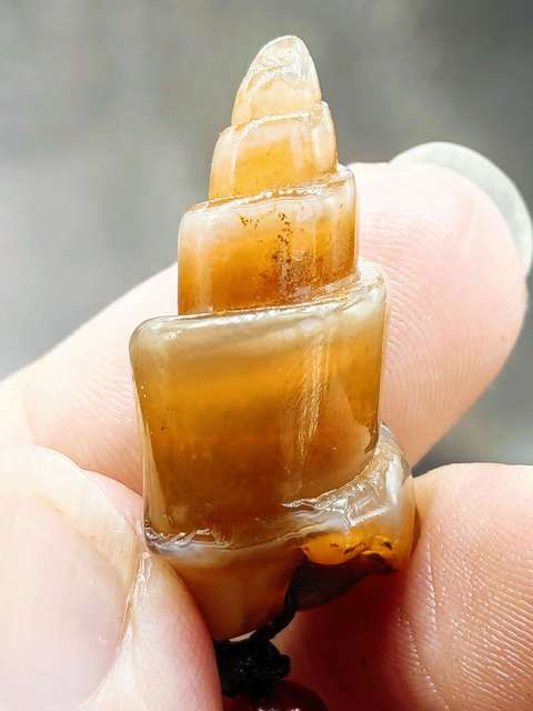 古玩雜項遠古.玉化塔螺 化 石拍賣,當前價格0元