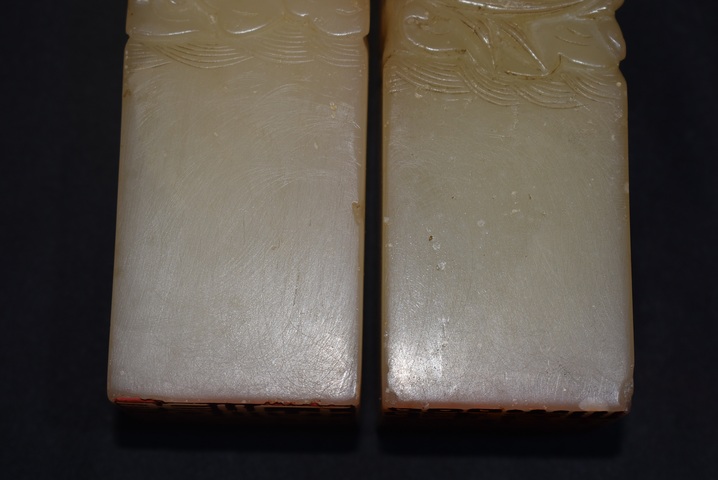 古玩雜項壽山芙蓉石老印章真品鑒賞圖