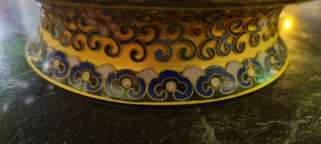 古玩雜項景泰藍將軍罐真品鑒賞圖