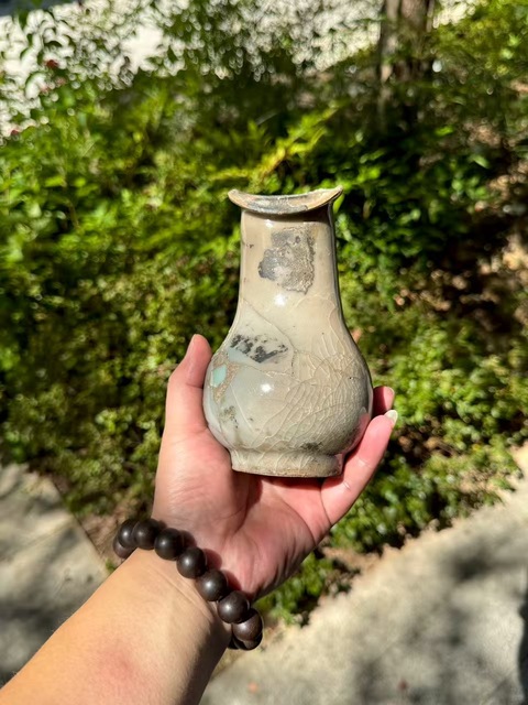 古玩陶瓷龍泉官箸瓶真品鑒賞圖