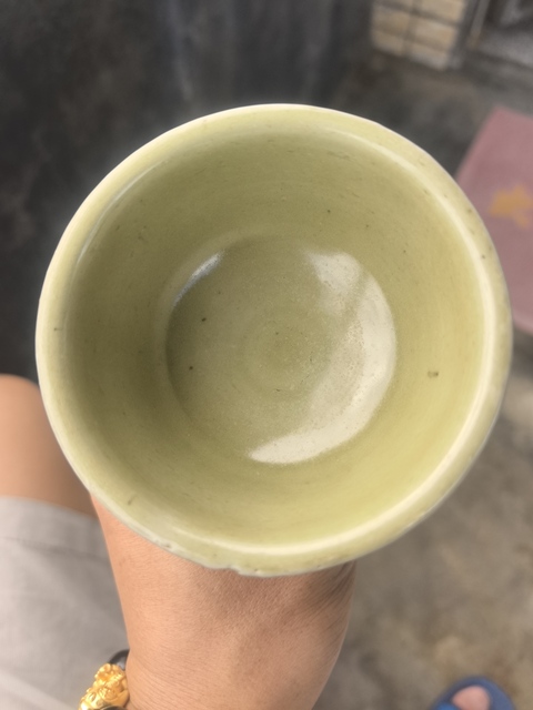古玩陶瓷龍泉釉高足杯真品鑒賞圖