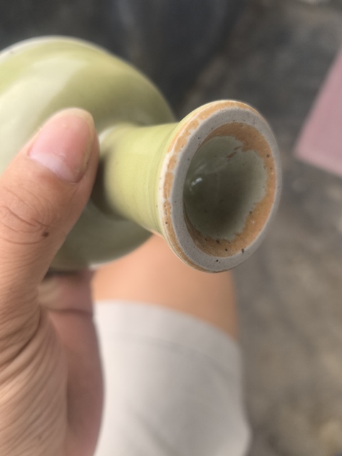 古玩陶瓷龍泉釉高足杯真品鑒賞圖