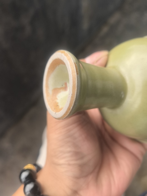 古玩陶瓷龍泉釉高足杯真品鑒賞圖