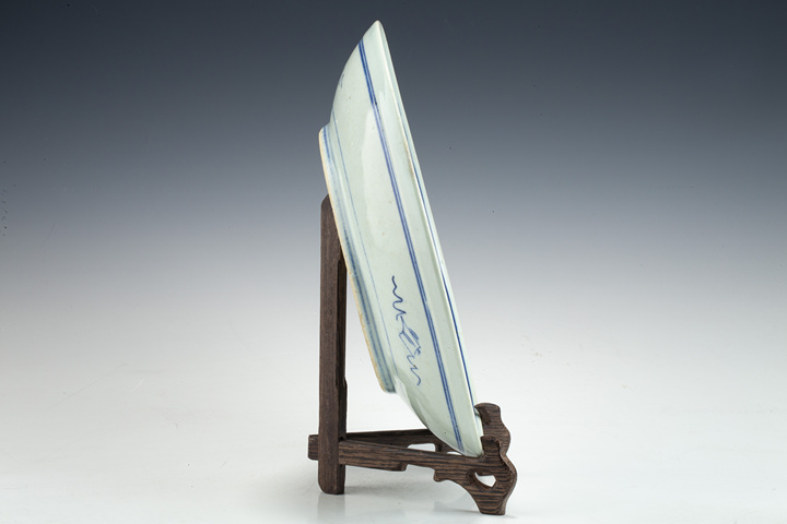 古玩陶瓷清乾隆·青花釉里紅獅子繡球壽字紋盤(pán)拍賣(mài)，當(dāng)前價(jià)格288元