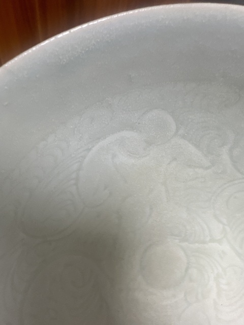 古玩陶瓷宋代影青娃娃紋碗真品鑒賞圖