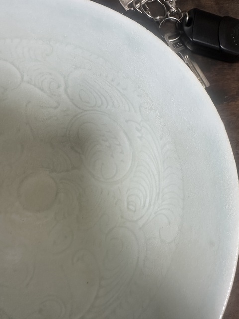 古玩陶瓷宋代影青娃娃紋碗真品鑒賞圖