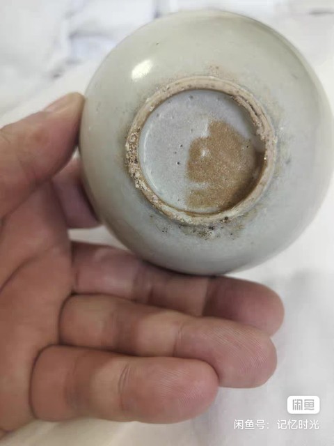古玩陶瓷天啟青花茶圓真品鑒賞圖