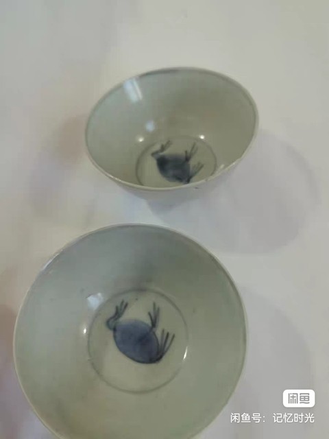古玩陶瓷天啟青花茶圓真品鑒賞圖