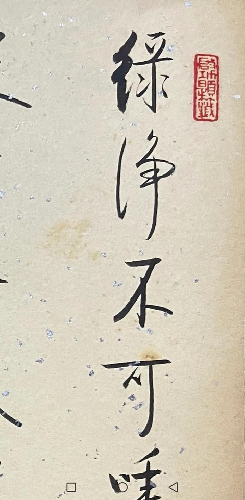 古玩字畫現(xiàn)代仿啟功古詩兩首真品鑒賞圖