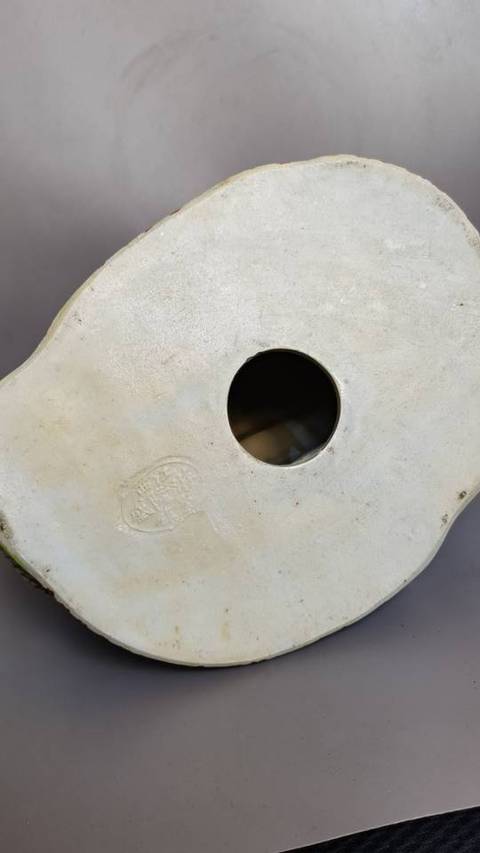 古玩陶瓷民國粉彩彌勒佛塑像真品鑒賞圖