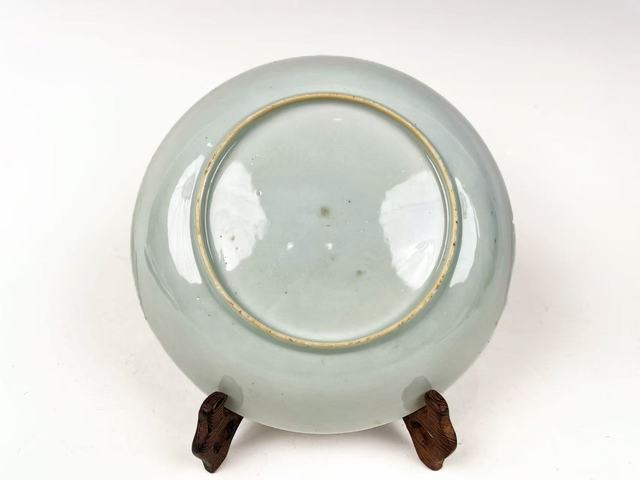 古玩陶瓷清雍正·粉彩開窗如意云頭紋花卉盤拍賣，當(dāng)前價(jià)格376元