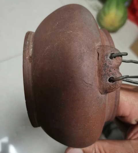 古玩雜項紫砂蛋包壺真品鑒賞圖