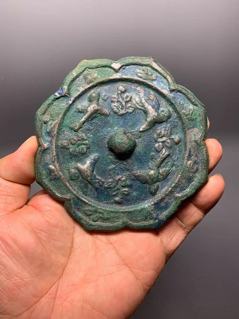 古玩銅器銅鏡真品鑒賞圖