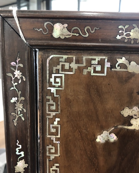古玩雜項臺屏真品鑒賞圖