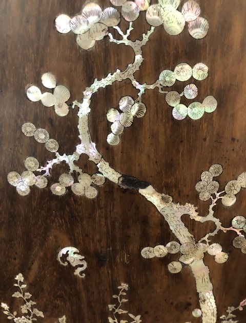 古玩雜項臺屏真品鑒賞圖