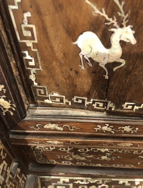 古玩雜項臺屏真品鑒賞圖