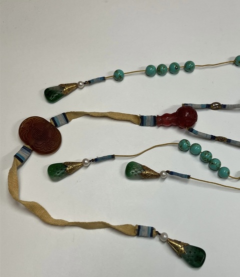 古玩雜項朝珠真品鑒賞圖