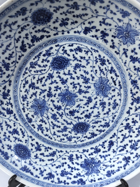 古玩陶瓷盤真品鑒賞圖