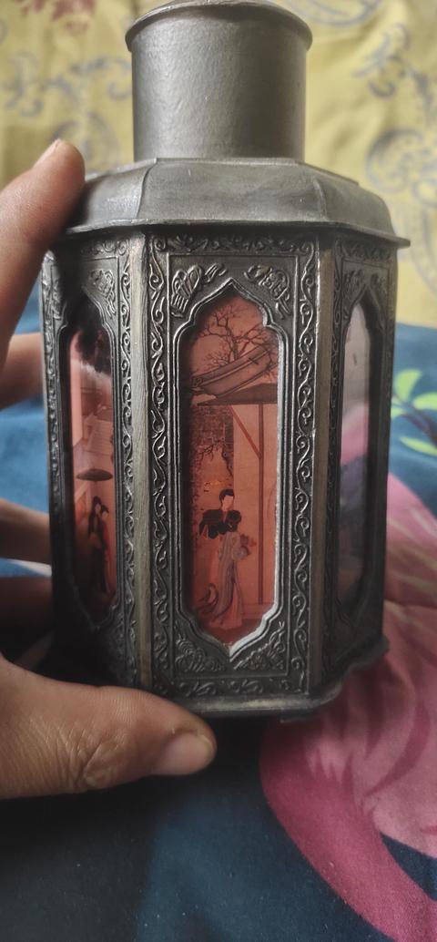 古玩雜項茶葉罐真品鑒賞圖