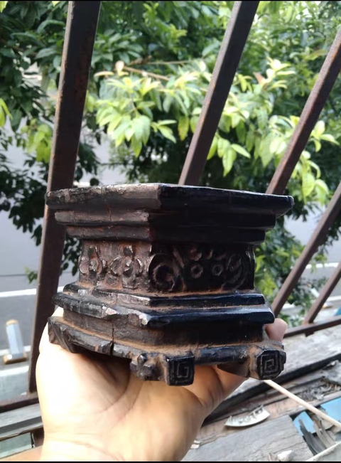 古玩雜項(xiàng)木座真品鑒賞圖