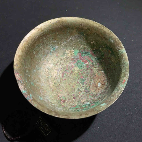 古玩銅器銅杯真品鑒賞圖
