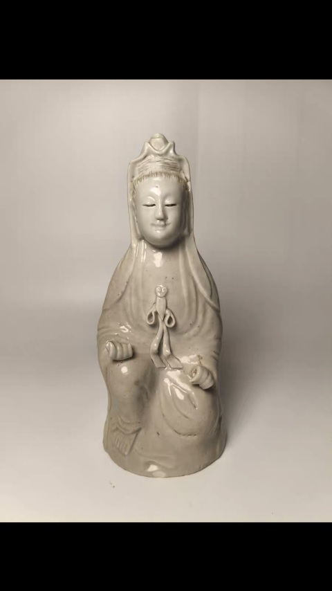 古玩陶瓷觀音造像真品鑒賞圖
