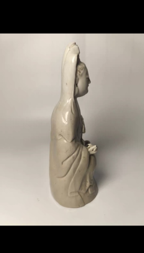 古玩陶瓷觀音造像真品鑒賞圖
