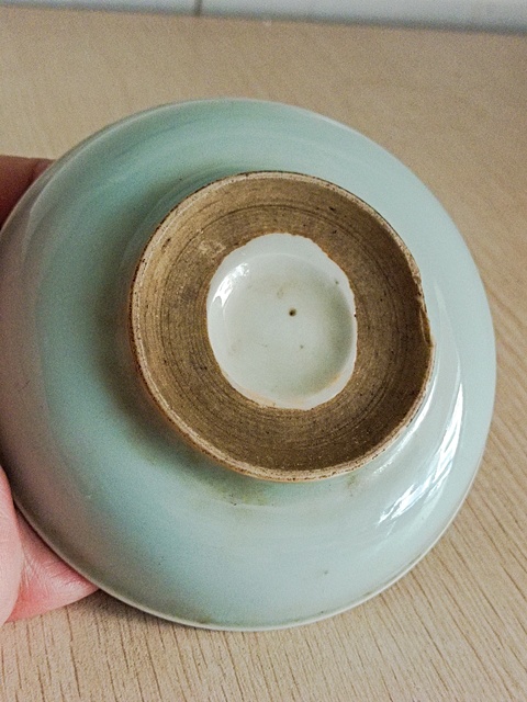 古玩陶瓷青釉洗真品鑒賞圖