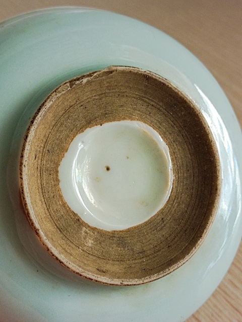 古玩陶瓷青釉洗真品鑒賞圖