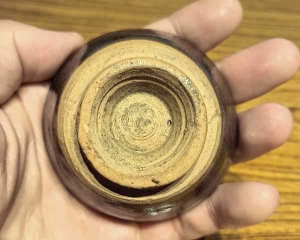 古玩陶瓷黑釉油滴盞真品鑒賞圖