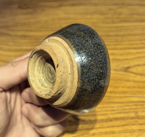 古玩陶瓷黑釉油滴盞真品鑒賞圖