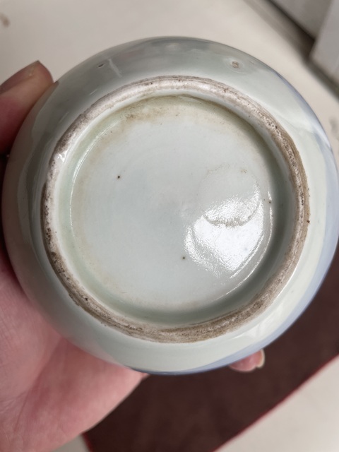 古玩陶瓷十九世紀·青花鶴紋葫蘆瓶（日本）真品鑒賞圖