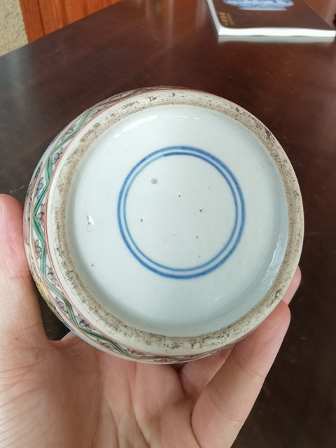 古玩陶瓷五彩人物故事罐真品鑒賞圖