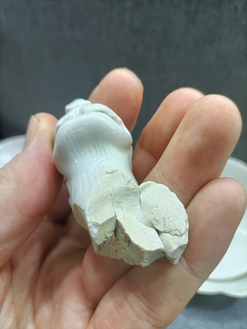 古玩陶瓷宋代定窯白釉獅子標(biāo)本真品鑒賞圖