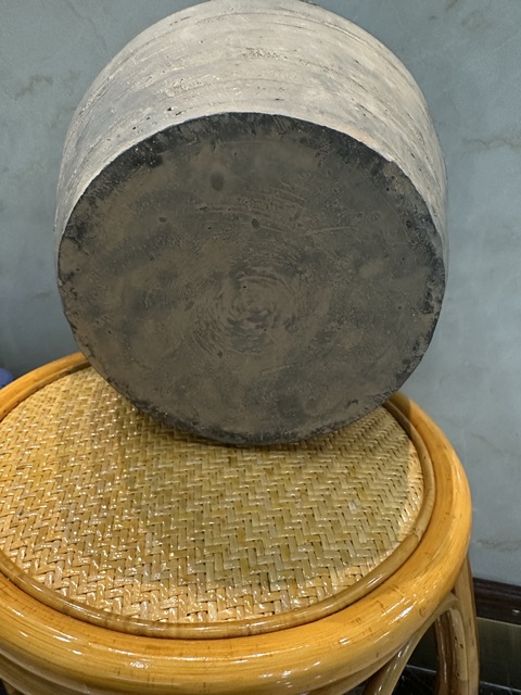 古玩陶瓷灰陶獸耳罐拍賣，當前價格999元