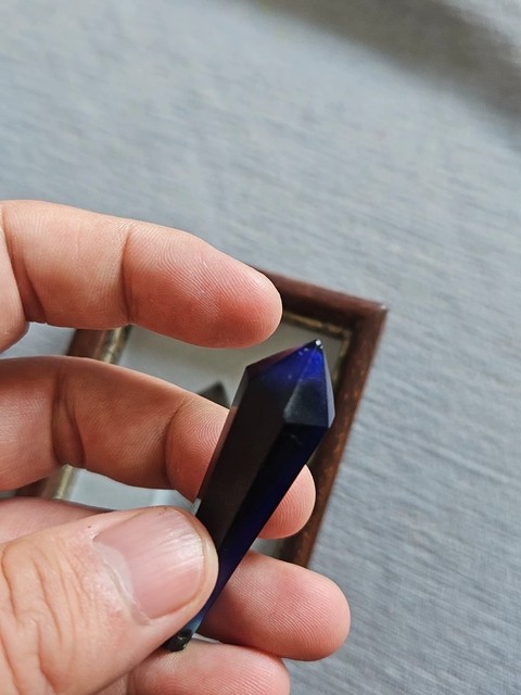 古玩玉器琉璃帽尖真品鑒賞圖