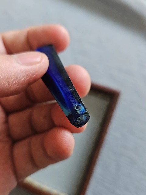 古玩玉器琉璃帽尖真品鑒賞圖