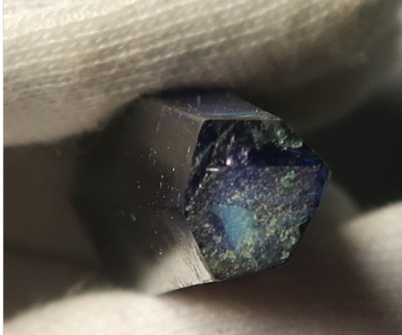 古玩玉器琉璃帽尖真品鑒賞圖
