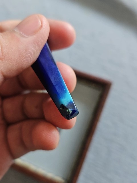 古玩玉器琉璃帽尖真品鑒賞圖