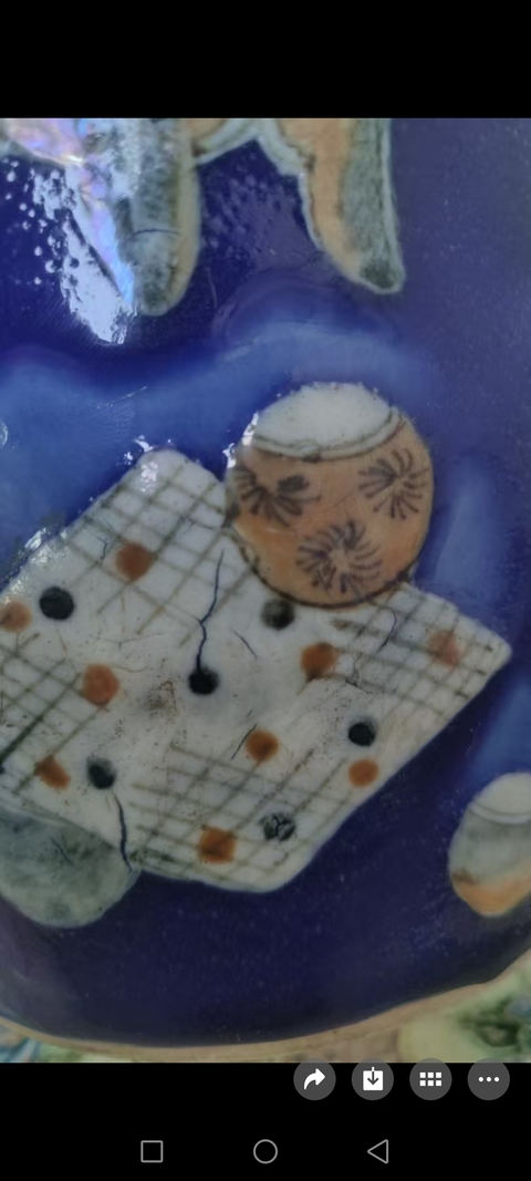 古玩陶瓷撇口瓶真品鑒賞圖