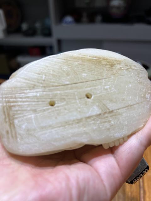 古玩玉器壽山石雕“觀音”擺件真品鑒賞圖