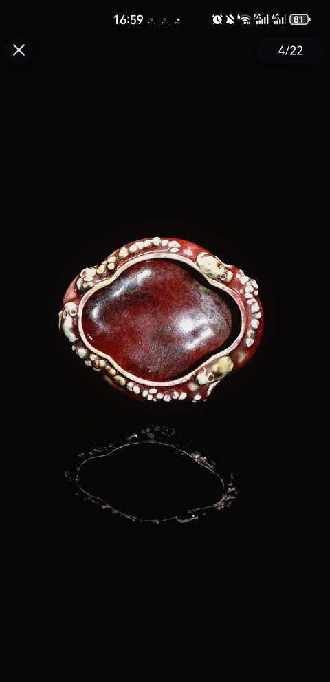 古玩陶瓷三陽開泰品種水洗真品鑒賞圖