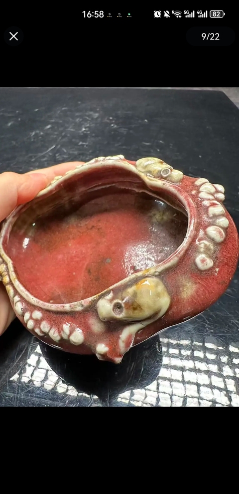 古玩陶瓷三陽開泰品種水洗真品鑒賞圖