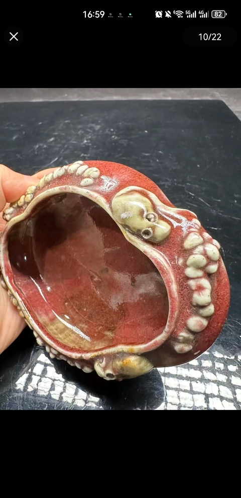 古玩陶瓷三陽開泰品種水洗真品鑒賞圖