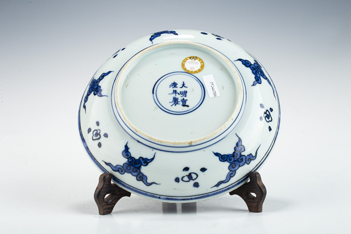 古玩陶瓷明晚·青花洞石花卉紋盤
拍賣，當前價格0元