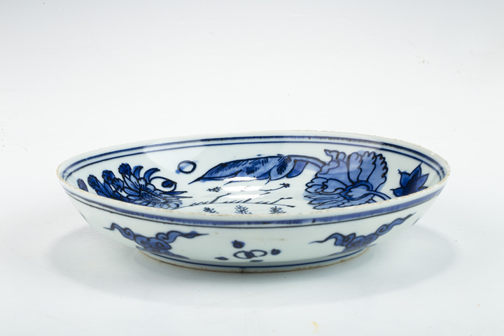 古玩陶瓷明晚·青花洞石花卉紋盤
拍賣，當前價格0元